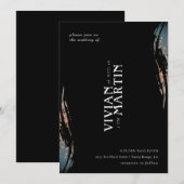 Invitation Toujours et pour l'Éternité Mariage (Devant / Derrière)