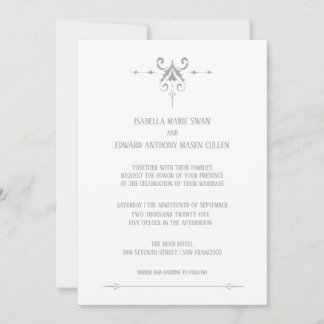 Invitation Toujours et toujours Bella et Edward Mariage