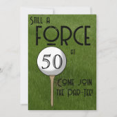 Invitation Toujours une force à 50 Golf Green Custom Invitati (Devant)