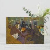 Invitation Toulouse-Lautrec - Au Rouge (Debout devant)