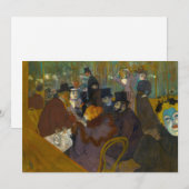 Invitation Toulouse-Lautrec - Au Rouge (Devant / Derrière)