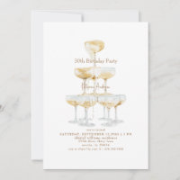 Tour de champagne pour la fête d'anniversaire de 3