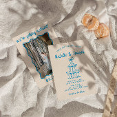 Invitation Tour de Champagne Quirky Mariage à main