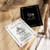 Invitation Tour de Champagne Tiré À La Main De Whimsical Enre