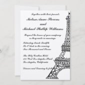 Invitation Tour Eiffel (Devant)
