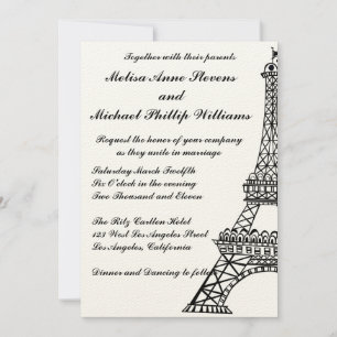 Invitation Tour Eiffel
