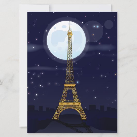 Invitation Tour Eiffel (Devant)