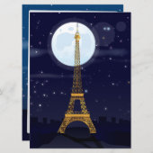 Invitation Tour Eiffel (Devant / Derrière)