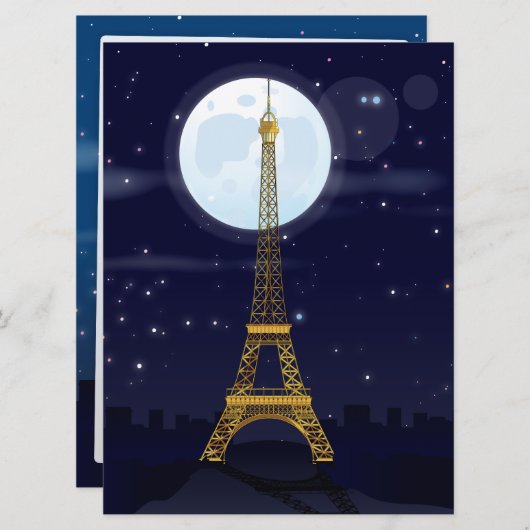 Invitation Tour Eiffel (Devant / Derrière)