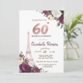 Invitation Tour Eiffel Bourgogne Fleurs 60e anniversaire (Debout devant)