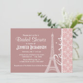 Invitation Tour Eiffel ; Cercles Mauve (Debout devant)