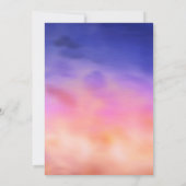 Invitation Tour Eiffel étincelante Coucher de soleil 21e anni (Dos)