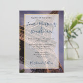 Invitation Tour Eiffel Paris France Destination Mariage (Debout devant)