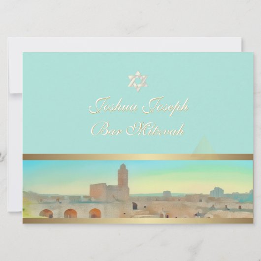 Invitation Tour PixDezines de David, Jérusalem (Dos)