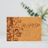 Invitation Tourbillon d'automne doré (Debout devant)