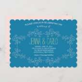 Invitation tourbillon de doodle (Devant / Derrière)