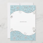 Invitation Tourbillon de flocon de neige Winter Wo (Dos)