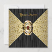 Invitation Tourbillon d'or noir Fête d'or noir (Devant)