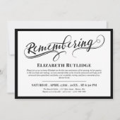 Invitation Tourbillonnant commémoration de l'anniversaire de  (Devant)