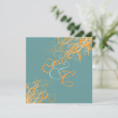 Invitation Tourbillons d'agrumes de PixDezines/arrière - plan (Debout devant)