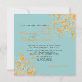 Invitation Tourbillons d'agrumes de PixDezines/arrière - plan (Dos)