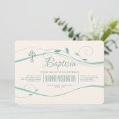 Invitation Tourbillons Turquoise (Debout devant)