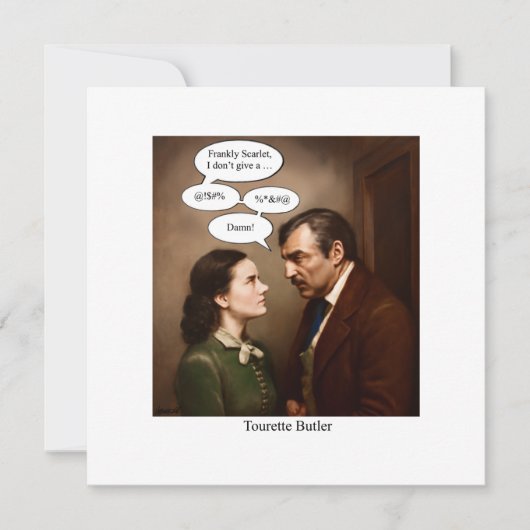 Invitation Tourette Butler (Devant)