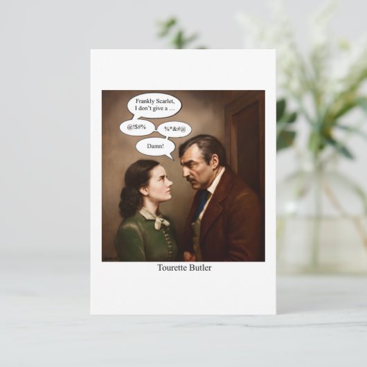 Invitation Tourette Butler (Debout devant)