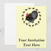 Invitation Tourkey circle (Devant / Derrière)