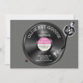 Invitation Tourne-disque d'enregistrement rétrospectif Invita (Devant)