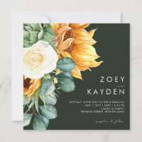 Tournée de pays audacieux | Mariage Carré vert fon