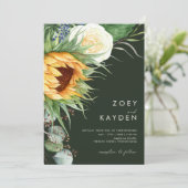 Invitation Tournée de pays audacieux | Mariage Décontracté ve (Debout devant)