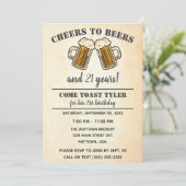 Invitation Tournée Jaune Pour Les 21 Ans De Beers (Debout devant)