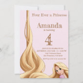 Invitation Tourner 4 - Princesse pour toujours (Devant)