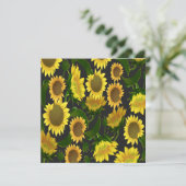 Invitation Tournesol (Debout devant)