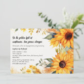 Invitation Tournesol (Debout devant)