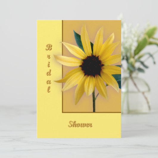 Invitation Tournesol (Debout devant)