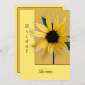 Invitation Tournesol (Devant / Derrière)