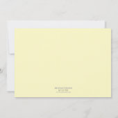 Invitation Tournesol bleu de la marine russe|Dîner de répétit (Dos)