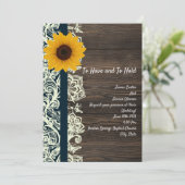 Invitation tournesol de lacewood (Debout devant)