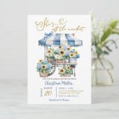 Invitation Tournesol d'Hydrangea Elle est hors de la marée du (Debout devant)