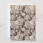 Invitation Tournesol d'invitation pour la douche de la mariée (Dos)