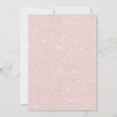 Invitation Tournesol Elégante Fête des mariées rose pâle (Dos)