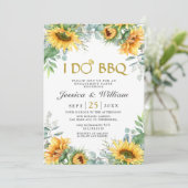 Invitation Tournesol Eucalyptus Russe (Debout devant)