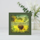 Invitation tournesol - Faites-le votre (Debout devant)