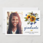 Invitation Tournesol Graduation 2025 Photo (Devant)