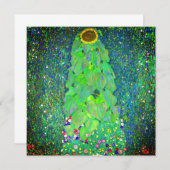 Invitation Tournesol Gustav Klimt (Devant / Derrière)