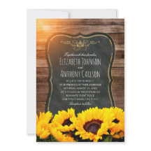Tournesol Mariage de automne Rustique