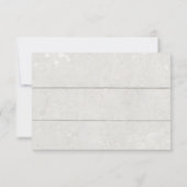 Invitation Tournesol n Rose Florale Rustique Citrouille Bois (Dos)