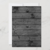 Invitation Tournesol Rustique Baby Respire Mason Jar Mariage (Dos)